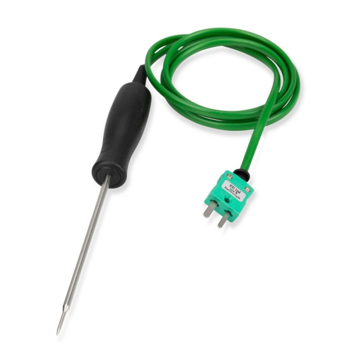 ETI Sensor, termoelement type K, indstikssensor med nål Hurtig respons Ø3,3 x 100mm Lille håndtag