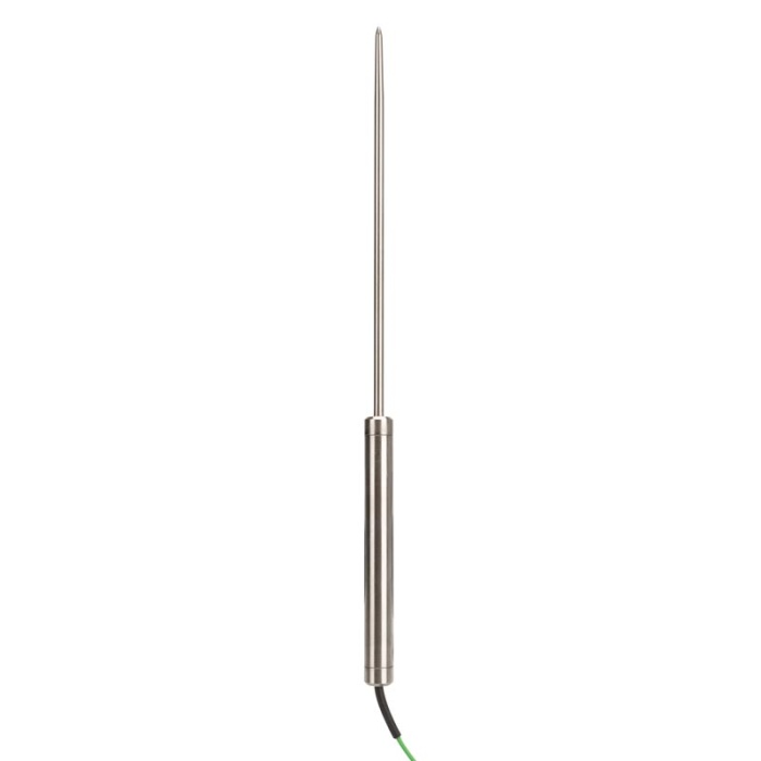 ETI Sensor, termoelement type K, ovnsensor til indstik, Ø3,3 x 130mm med rustfrit stålhåndtag og 2 meter varmeresistent kabel