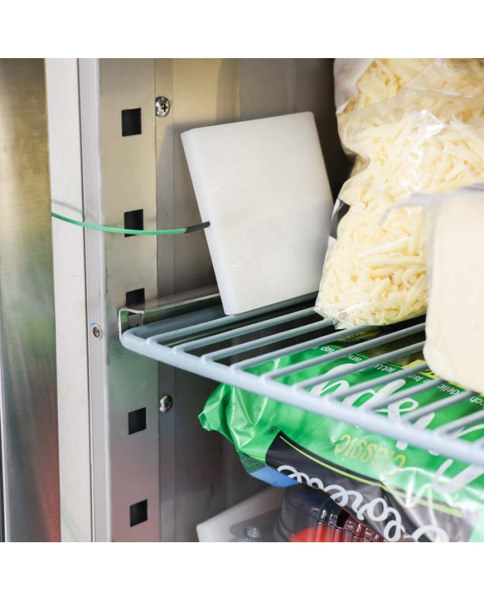 ETI Føler, termoelement type K, simulerer temperatur i fødevarer i kølere og frysere med sin store målekrop, 9 x 100 x 100 mm, 5 meter kabel