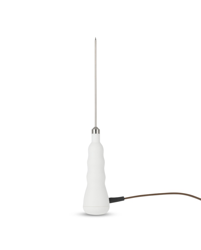 ETI Sensor, termoelement type T, Ø2,6 x 130 mm, indstikssensor med robust håndtag, passer til Therma 22 og Therma 22 Plus. 1 m kabel