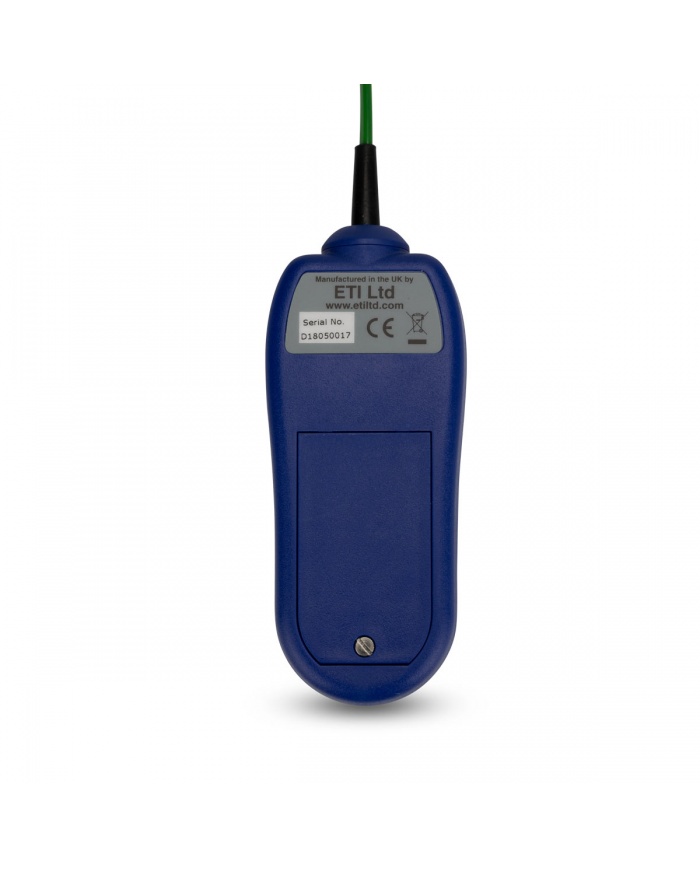 ETI Thermamite® HACCP-termometer – blå. Inklusiv nålesonde med kabel. -50 til 300°C. Kalibreringscertifikat.