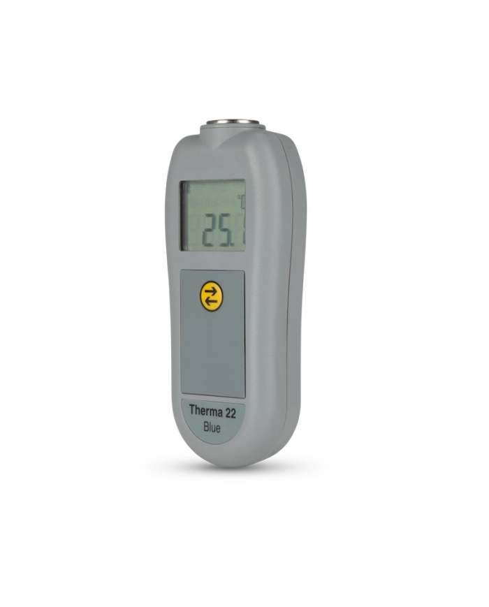 ETI Therma® 22 Blue, temperaturoverførsel med Bluetooth, til både termoelement type T og NTC-termistor, Lumberg-kontakt, gratis mobilapp, kalibreringscertifikat