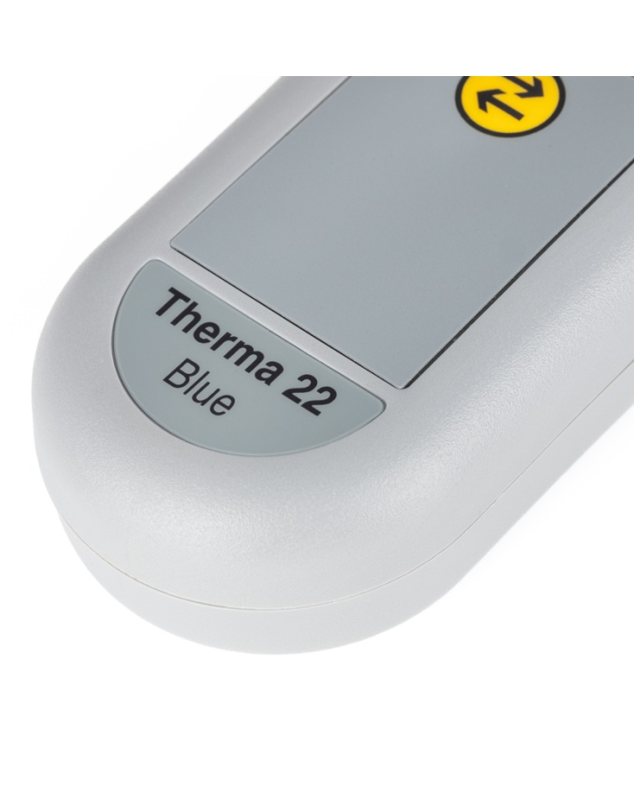 ETI Therma® 22 Blue, temperaturoverførsel med Bluetooth, til både termoelement type T og NTC-termistor, Lumberg-kontakt, gratis mobilapp, kalibreringscertifikat