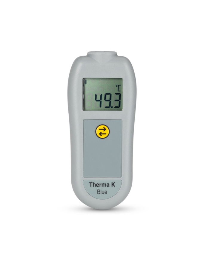 ETI Therma® K Blue termometer, temperaturoverførsel med Bluetooth, til termoelement type K-føler, gratis mobilapp, kalibreringscertifikat