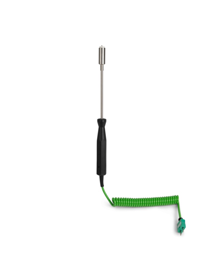 ETI Føler, termoelement type K, lige overfladeføler til stegeplader Ø12 x 130 mm, med spiralkabel