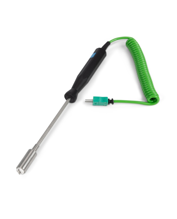 ETI Føler, termoelement type K, lige overfladeføler til stegeplader Ø12 x 130 mm, med spiralkabel