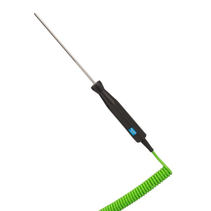 ETI Føler, termoelement type K, til måling mellem kartoner Ø4,5 x 130 mm, sekskantet håndtag, 1 meter kabel