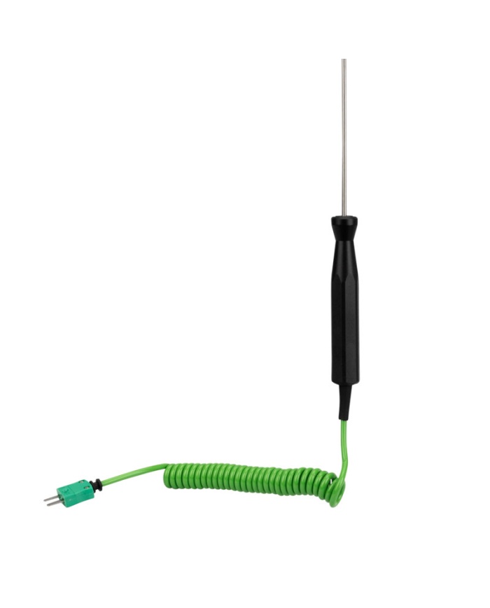 ETI Føler, termoelement type K, fleksibel føler, op til 1100°C, Ø3 x 300 mm, med håndtag, 1 meter