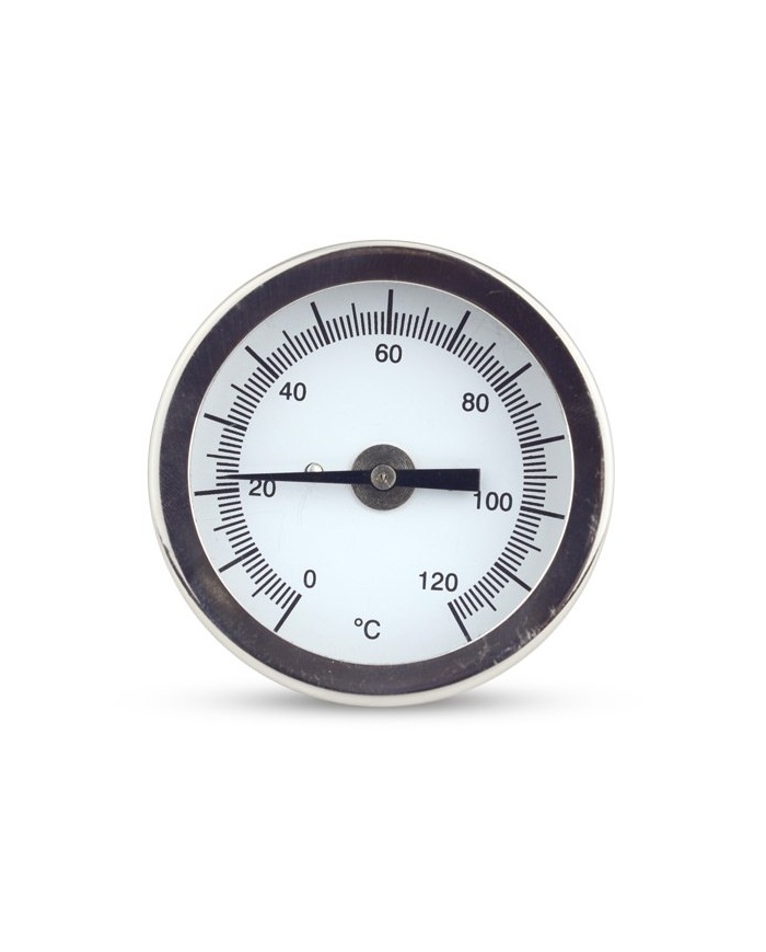 ETI Termometer, analog med Ø6,35 × 300 mm lige stålføler, måleområde 0 til +120 °C