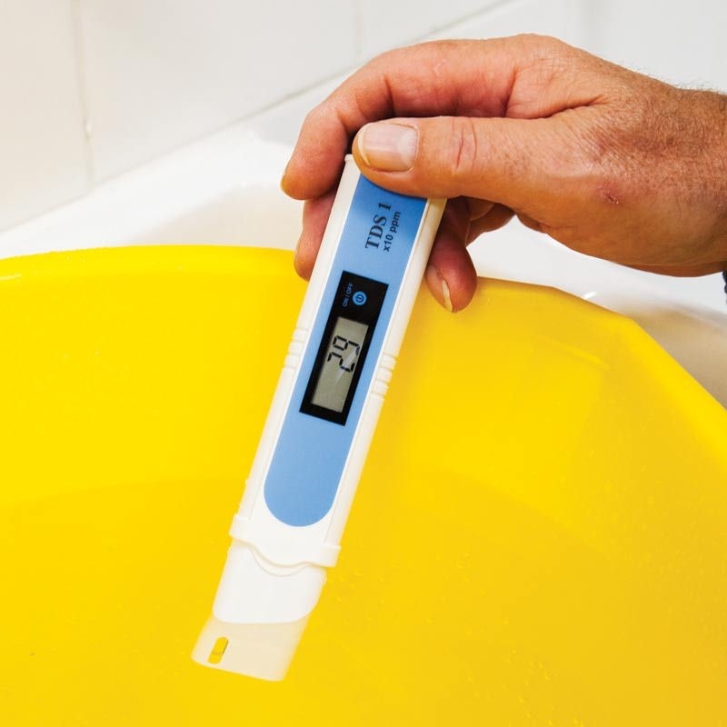 ETI COND3 µS ledningsevnemåler. Måler µS (micro-siemens). Opløsning 10 µS, interval 10-1990