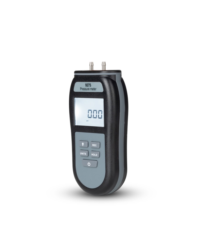 ETI Manometer 9205, måler ±5171 mbar, positivt/negativt differenstryk, Max/Min
