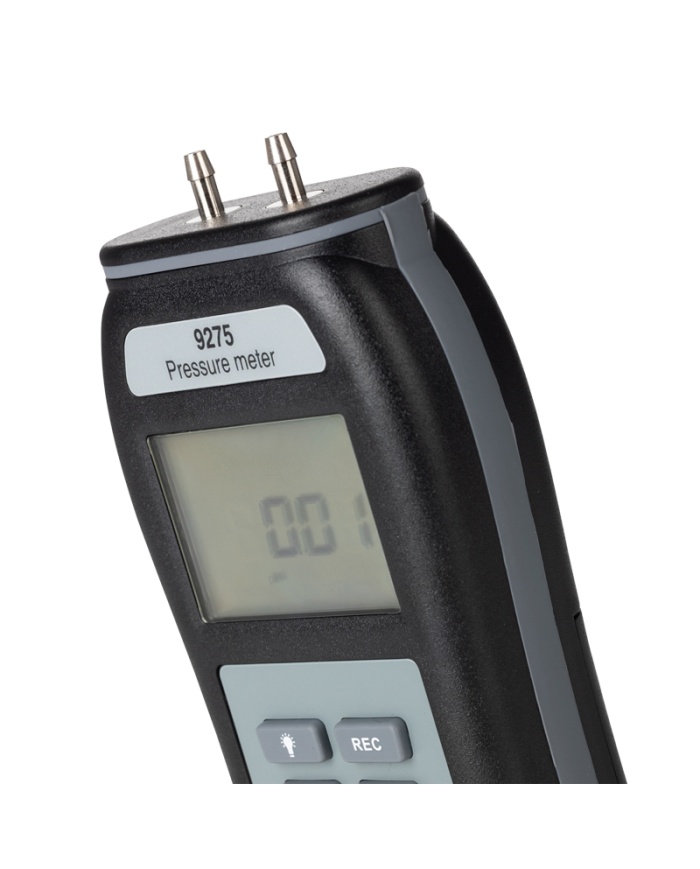 ETI Manometer 9205, måler ±5171 mbar, positivt/negativt differenstryk, Max/Min