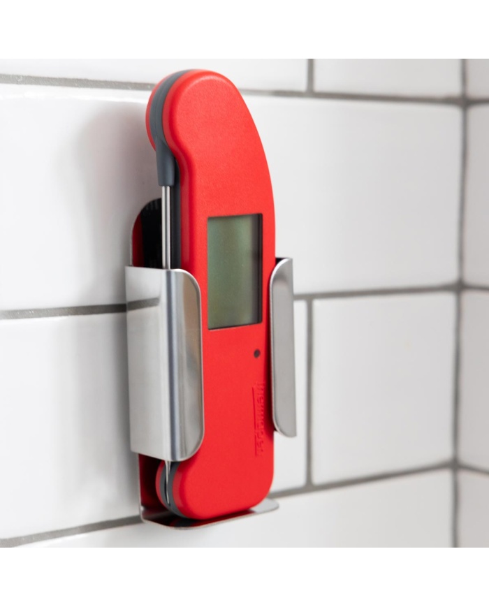 ETI Vægmontering i rustfrit stål, der passer til Thermapen® Classic & Thermapen® Professional