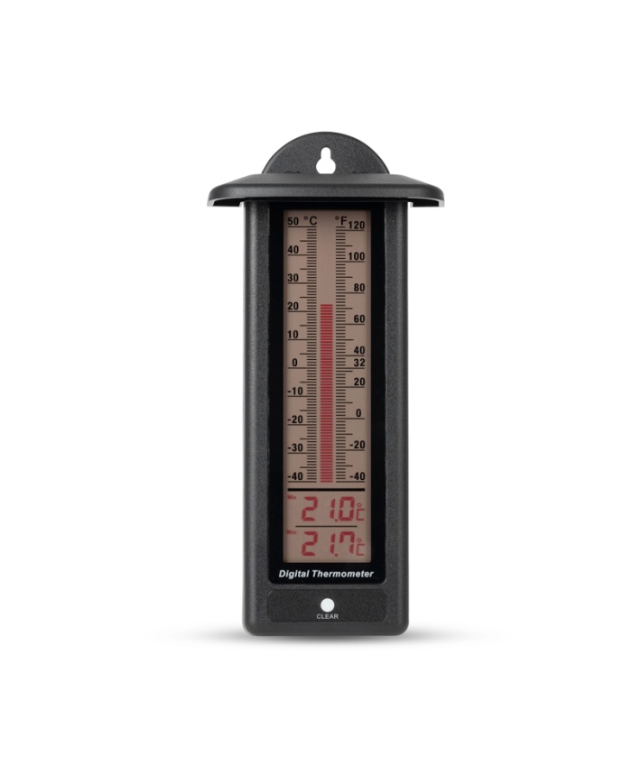 ETI Gartnersæt, indeholder regnmåler, komposttermometer og digital max./min.-termometer