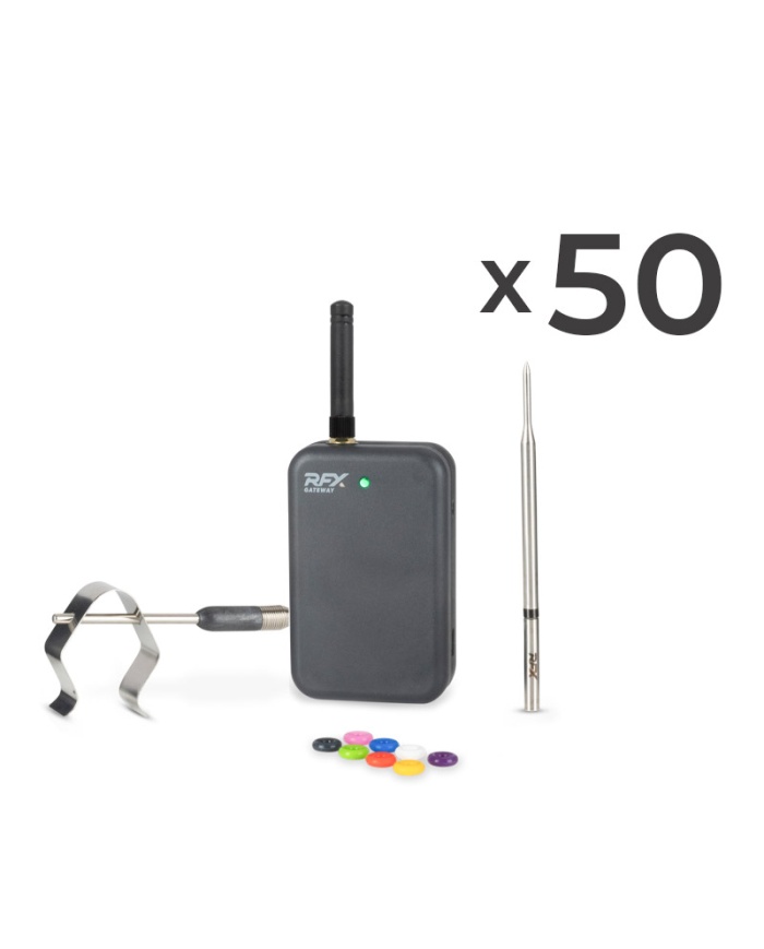 ETI Trådløst RFX startkit med 4 stk. trådløse indstiksfølere og modtagerenhed