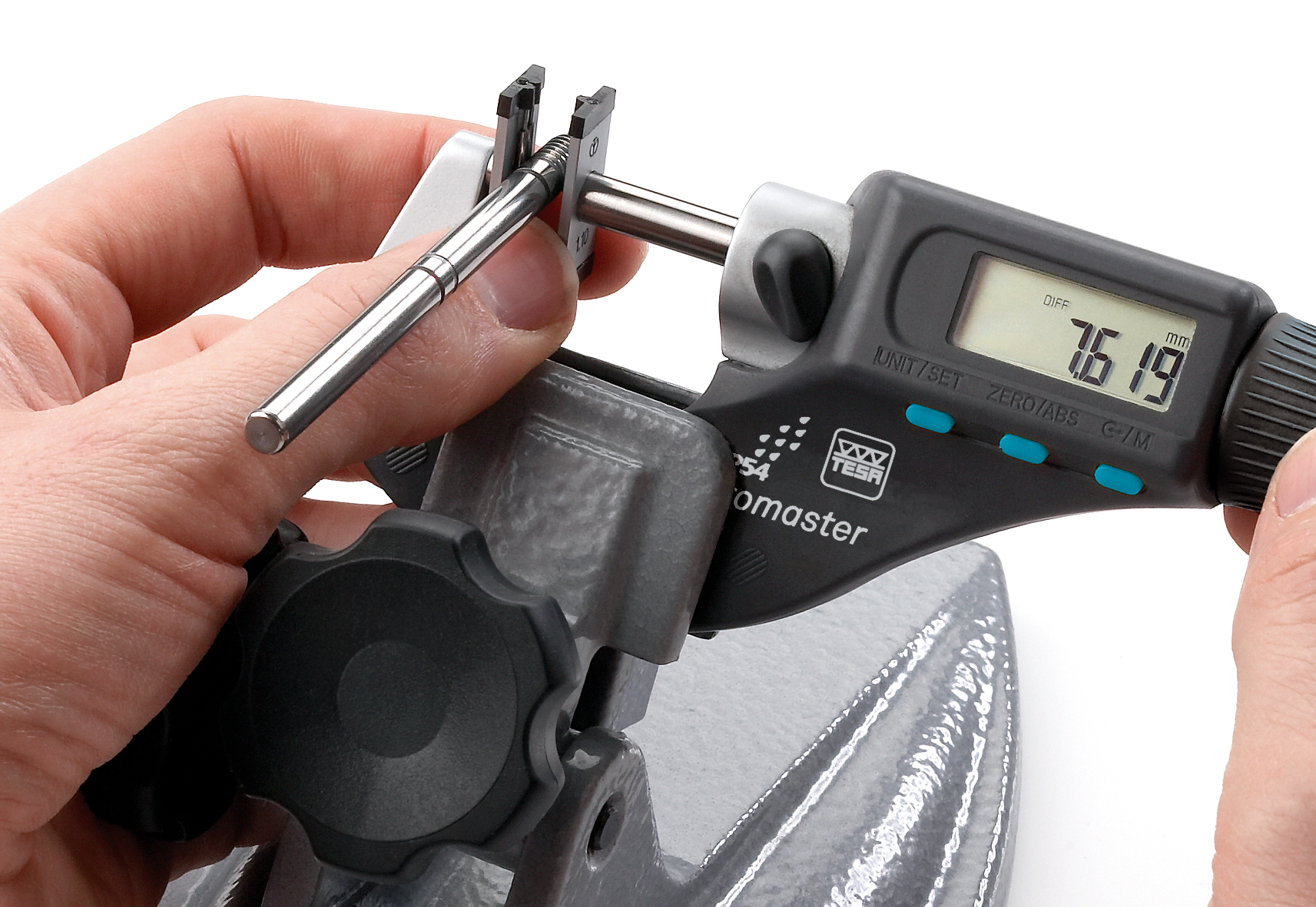 mikrometrar med mätyta ø8 mm