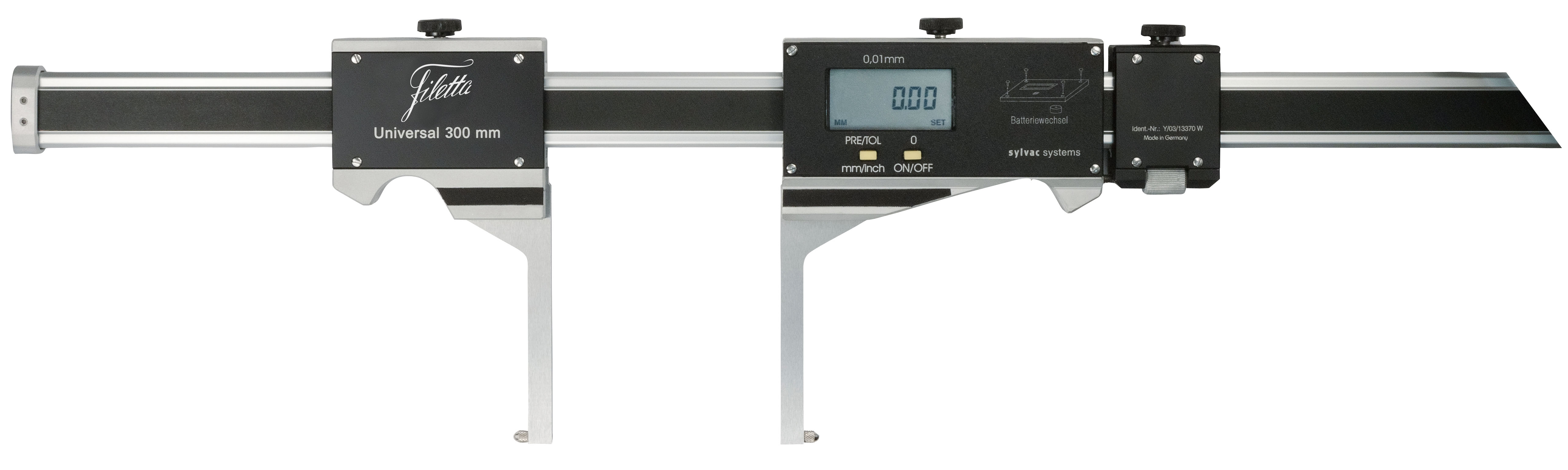 Digitalt skydelære 0–300 mm