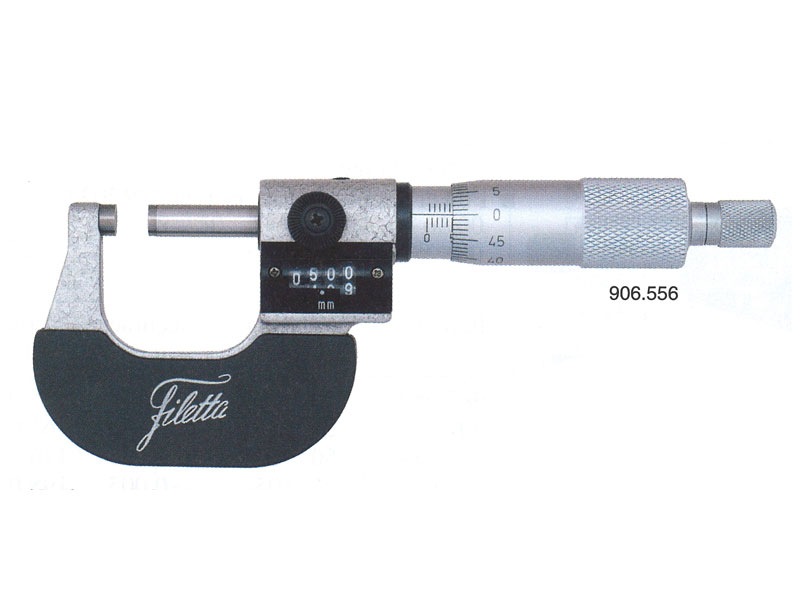 Mikrometer med tæller 0 - 25 mm